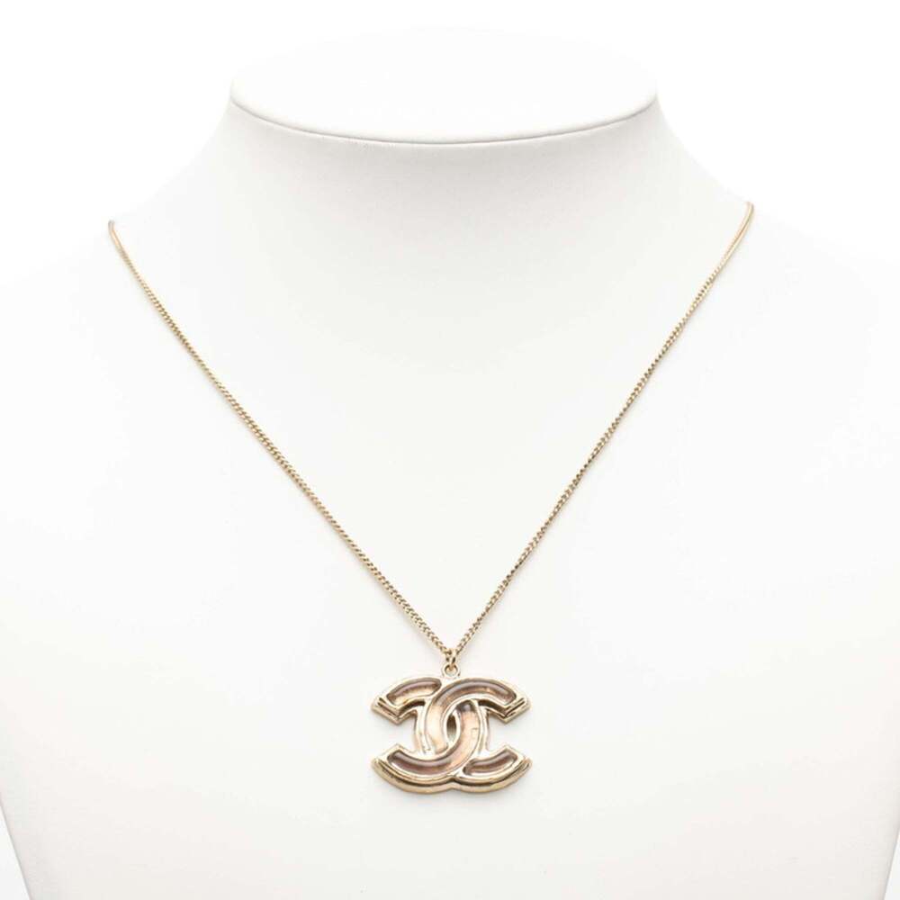 CHANEL Gold Logo Necklace - Picture 8 of 8